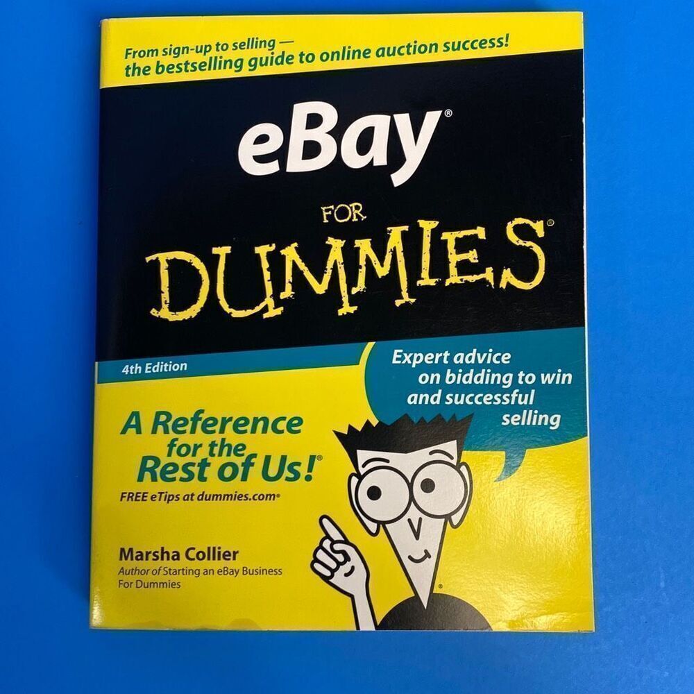 Ebay For Dummies by Marsha Collier 4th Edition Soft Bound Book